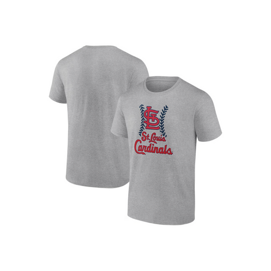St. Louis Cardinals Fastball T-Shirt - Heather Gray