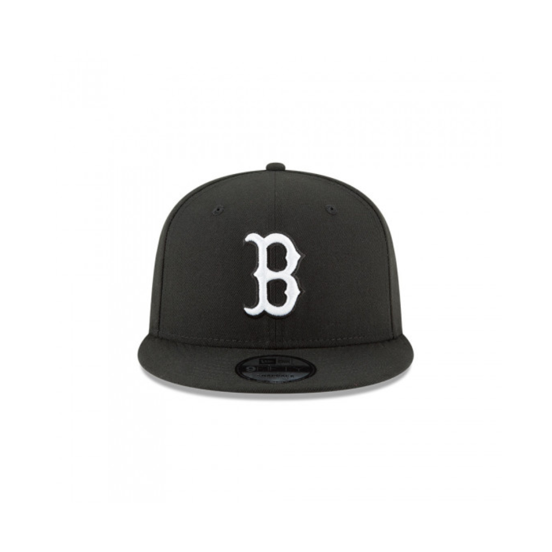 NEW ERA 9FIFTY BASIC SNAP MLB RED SOX OSFA BLACK-WHITE