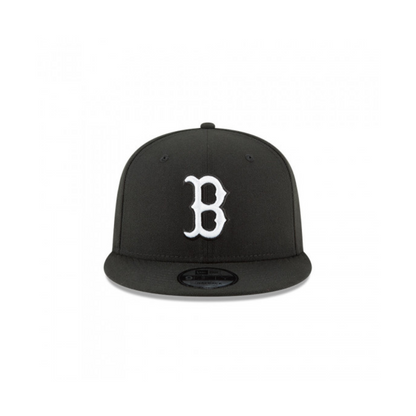 NEW ERA 9FIFTY BASIC SNAP MLB RED SOX OSFA BLACK-WHITE