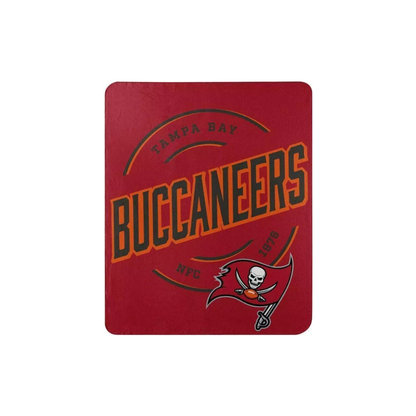 NORTHWEST FLEECE THROW 127X152 CAMPAIGN DESIGN NFL BUCCANEERS TEAM COLOR