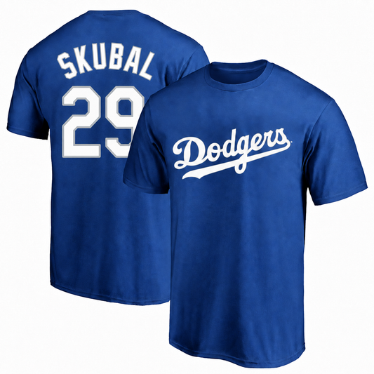 Tarik Skubal Los Angeles Dodgers Name & Number T-Shirt – Royal