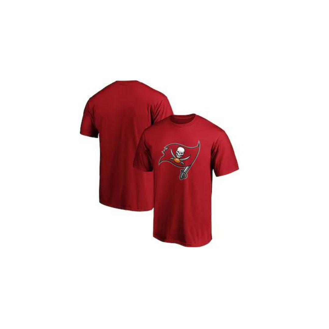 T-SHIRT NFL BUCCANEERS NEXT LEVEL PRIMARY LOGO - SCARLET