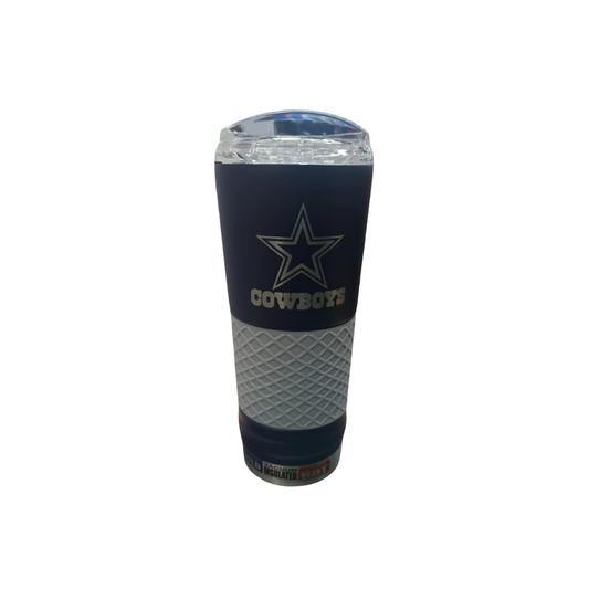 METALLIC TUMBLER THE DRAFT STAINLESS STEEL NFL COWBOYS 24OZ TEAM COLOR