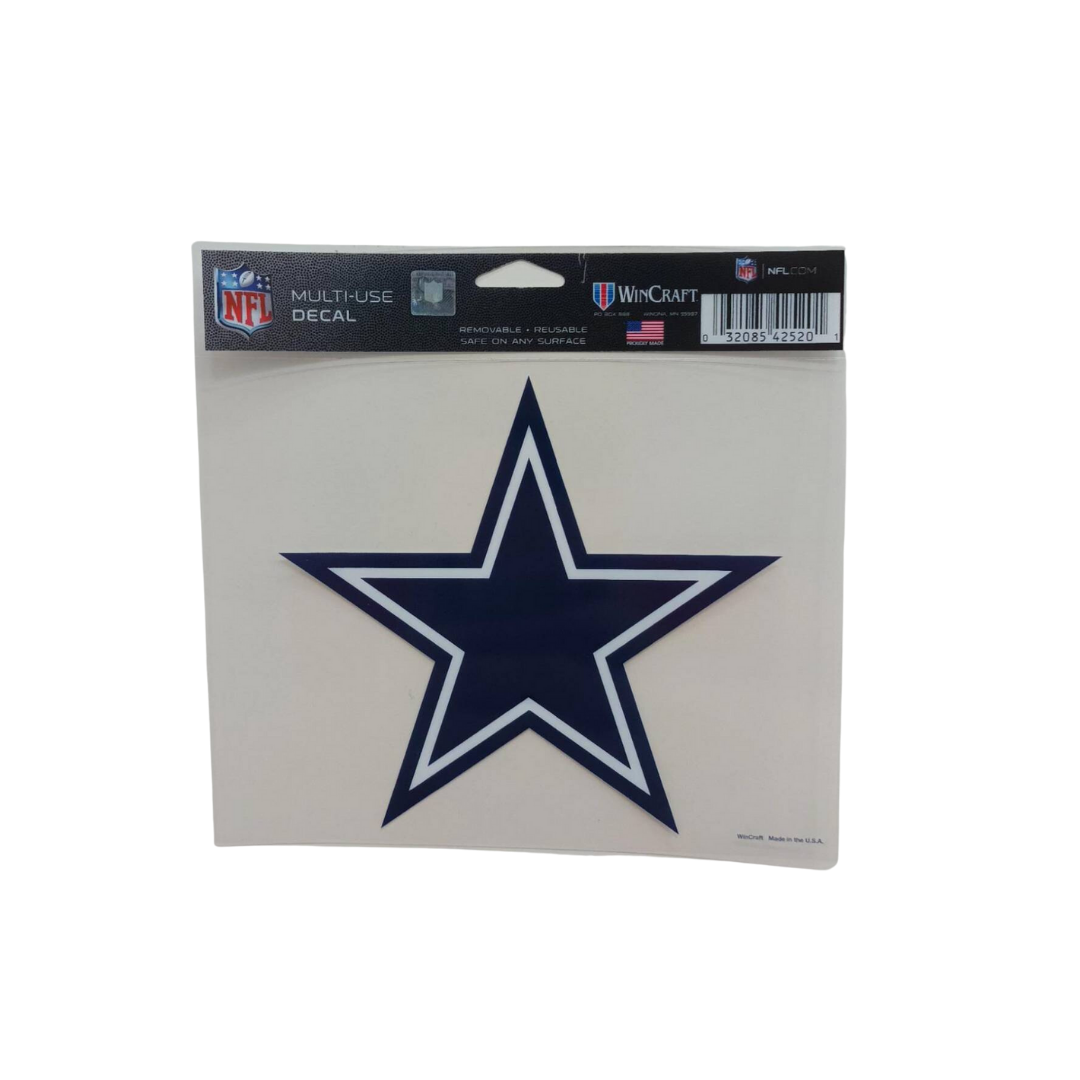 STICKER 5X6 ULTRA NFL COWBOYS TEAM COLOR