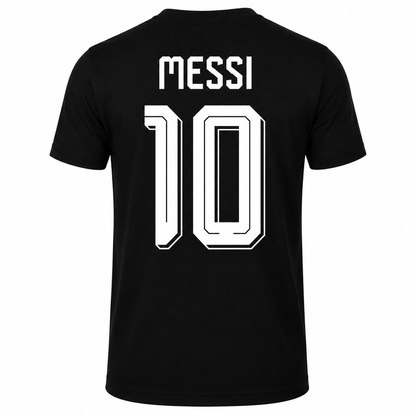 Argentina Messi # 10 World Cup 2026 T-Shirt - Black
