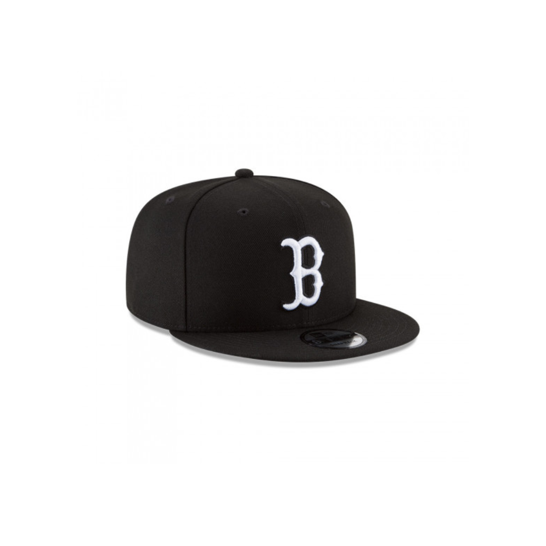 NEW ERA 9FIFTY BASIC SNAP MLB RED SOX OSFA BLACK-WHITE