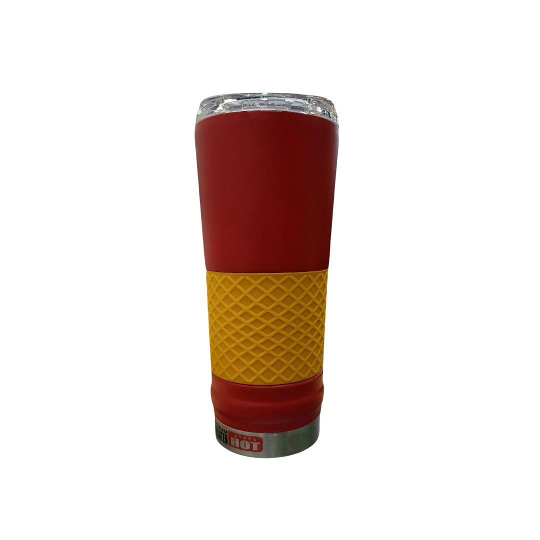 METALLIC TUMBLER THE DRAFT RALLY CRY STAINLESS STEEL NFL CHIEFS 24OZ TEAM COLOR