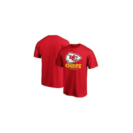 T-SHIRT CHIEFS NEXT LEVEL TEAM NAME AND LOGO - RED