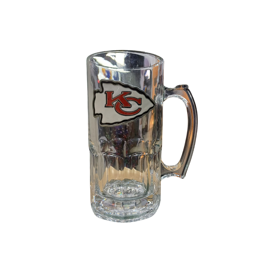 MACHO MUG NFL CHIEFS CHRISTAL COLOR LOGO SIZE 32OZ