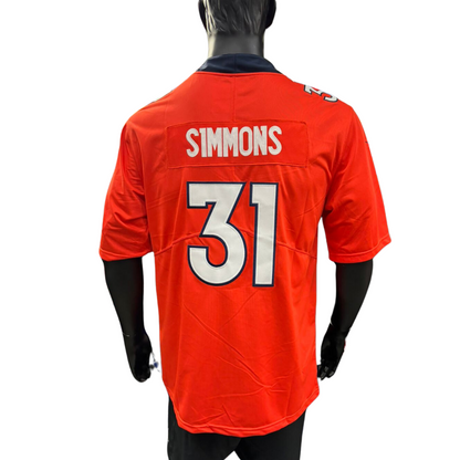 NIKE ELITE JERSEY NFL BRONCOS SIMMONS # 31 TEAM COLOR