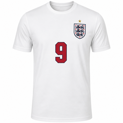 Inglaterra Kane # 9 World Cup T-Shirt - White
