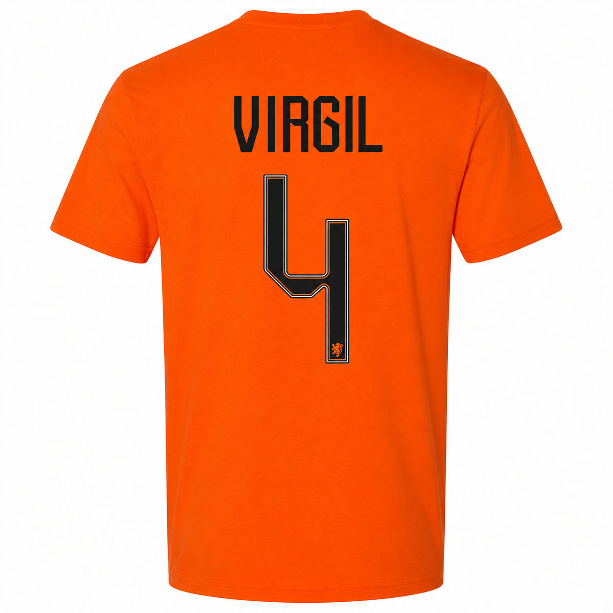 Holanda Virgil van Dijk # 4 World Cup 2026 T-Shirt - Orange