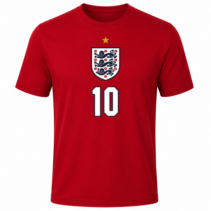 Inglaterra Bellingham # 10 World Cup 2026 T-Shirt - Red