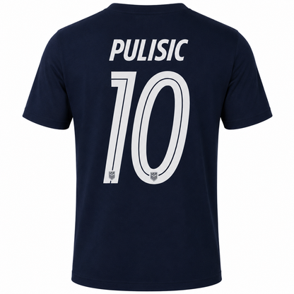 Estados Unidos Pulisic # 10 World Cup 2026 T-Shirt - Navy