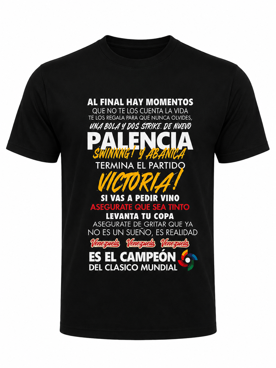 T-Shirt Venezuela Campeón CMB - Ernesto Jerez