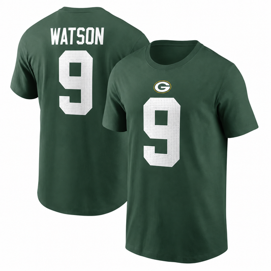 Christian Watson Green Bay Packers Name & Number T-Shirt - Green