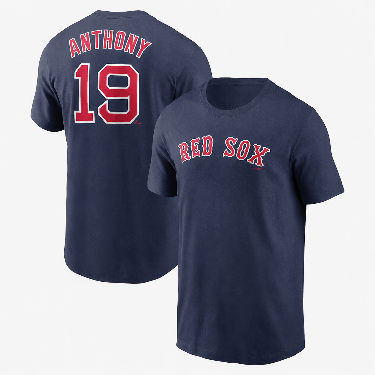 Roman Anthony Boston Red Sox Name & Number T-Shirt - Navy