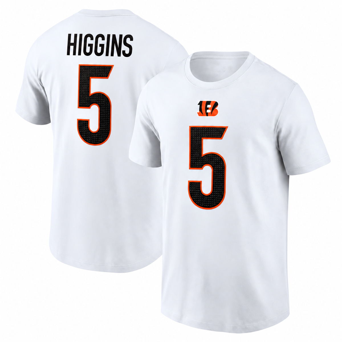 Tee Higgins Cincinnati Bengals  Name & Number T-Shirt - White