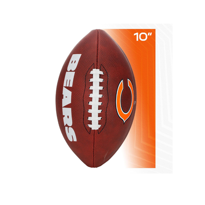 Franklin Sports Rubber JUNIOR Footballs NFL BEARS