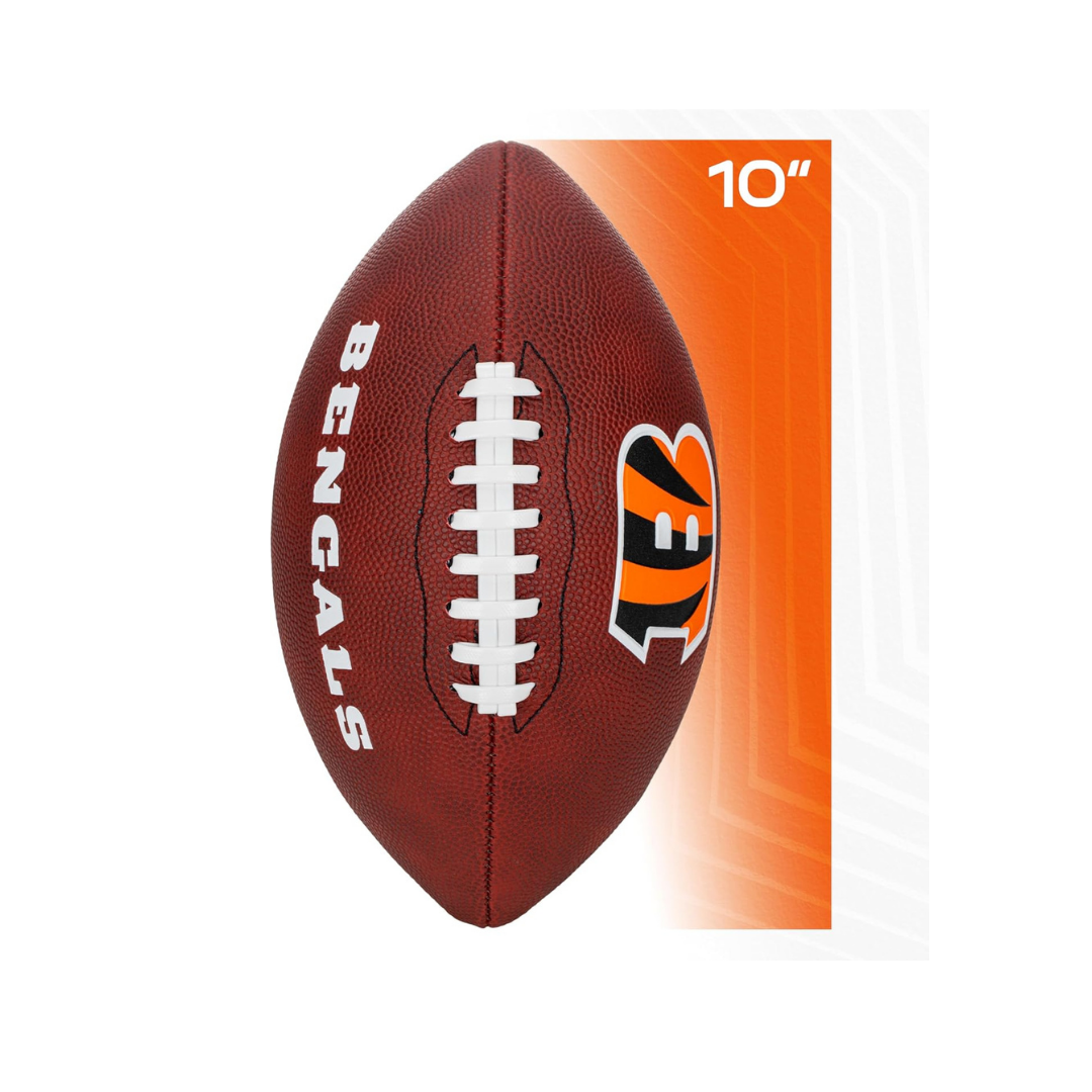 Franklin Sports Rubber JUNIOR Footballs NFL BENGALS