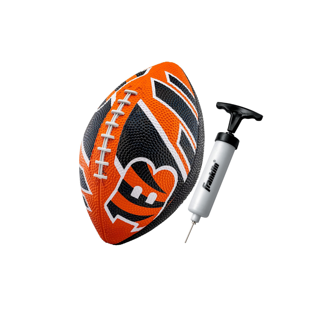 Franklin Sports Rubber JUNIOR Footballs NFL BENGALS