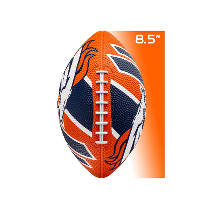 Franklin Sports Rubber JUNIOR Footballs NFL BRONCOS