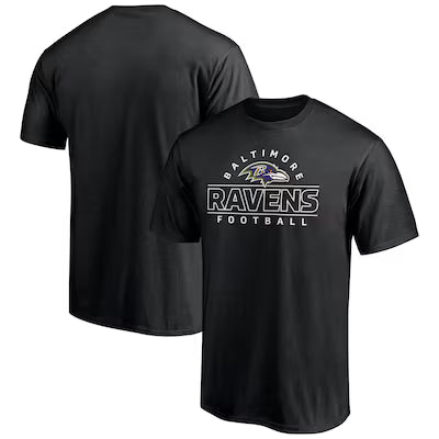 Baltimore Ravens Dual Threat T-Shirt - Black