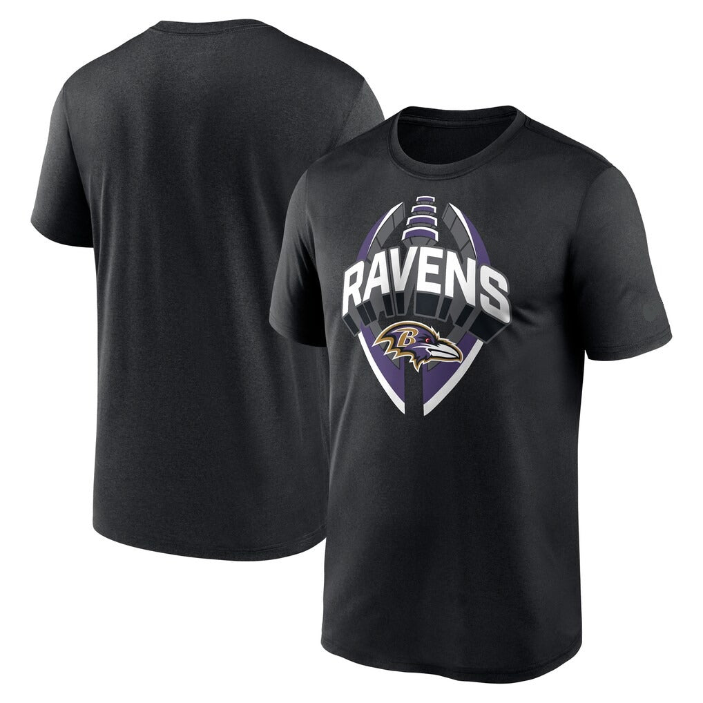 Baltimore Ravens Legend Icon Performance T-Shirt - Black