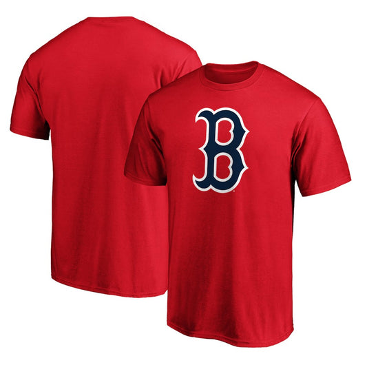 Boston Red Sox Fanatics Official Logo T-Shirt - Red