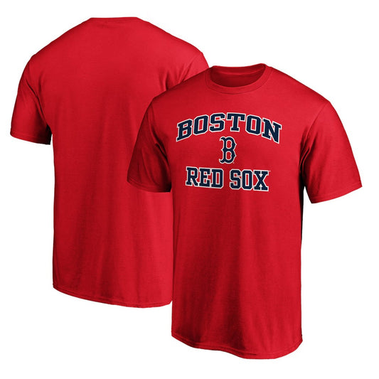 Boston Red Sox Heart & Soul Team Logo T-Shirt - Red