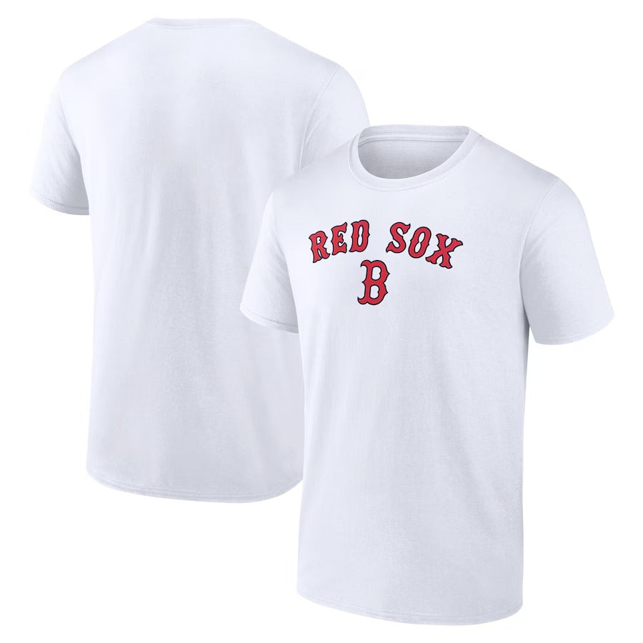 Boston Red Sox Team Lockup T-Shirt - White
