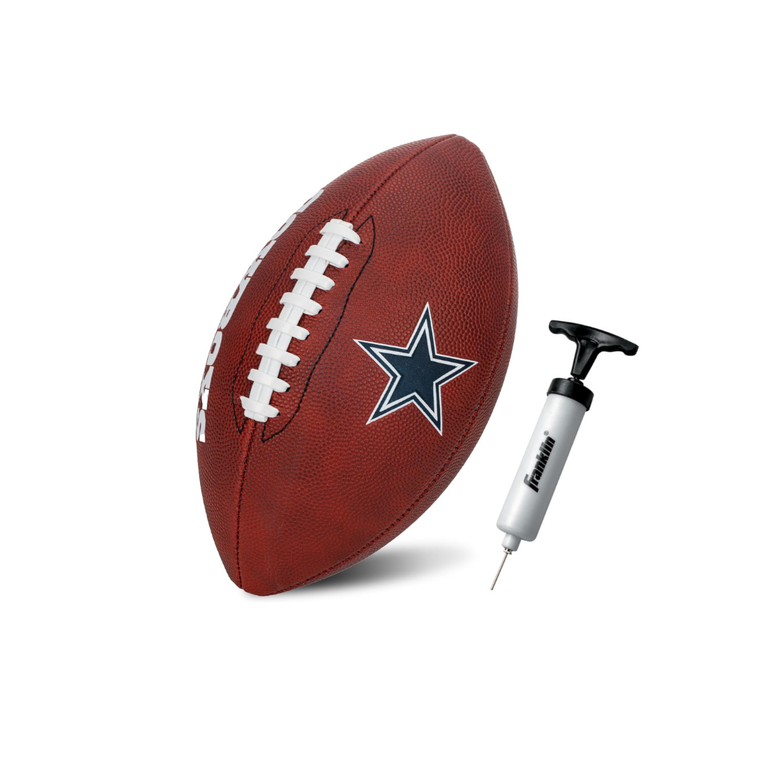 Franklin Sports Rubber JUNIOR Footballs NFL COWBOYS