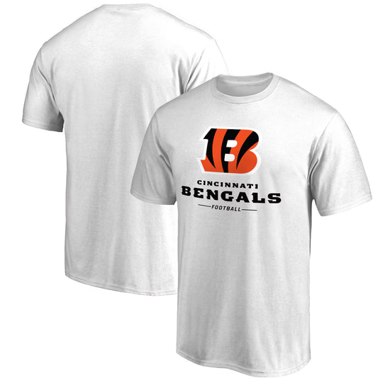 Cincinnati Bengals Team Lockup T-Shirt - White