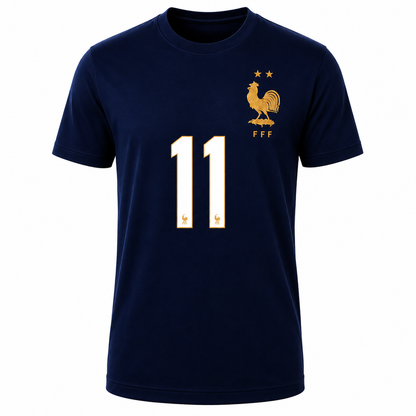 Francia Olise # 11 World Cup 2026 T-Shirt - Navy