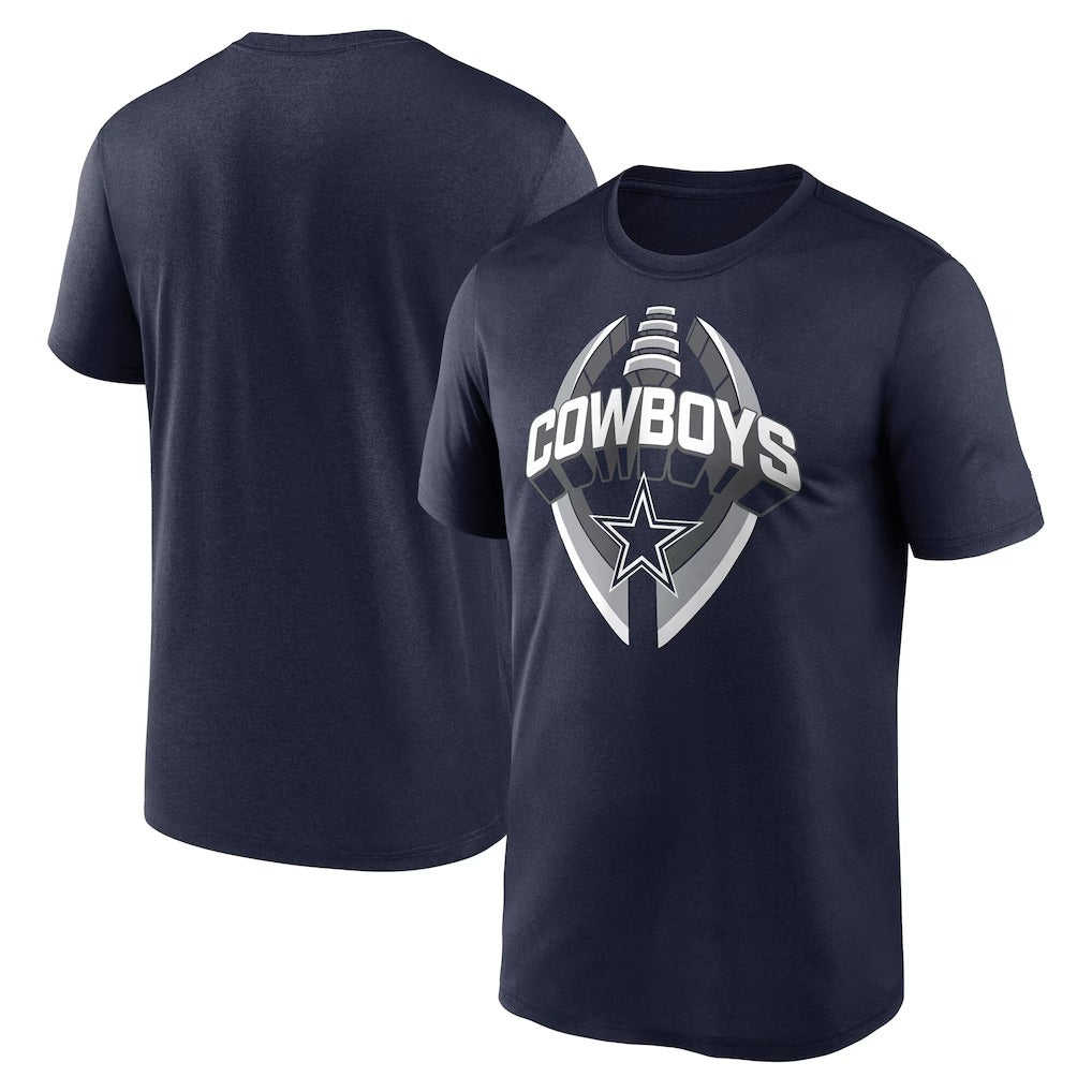 Dallas Cowboys Legend Icon Performance T-Shirt - Navy