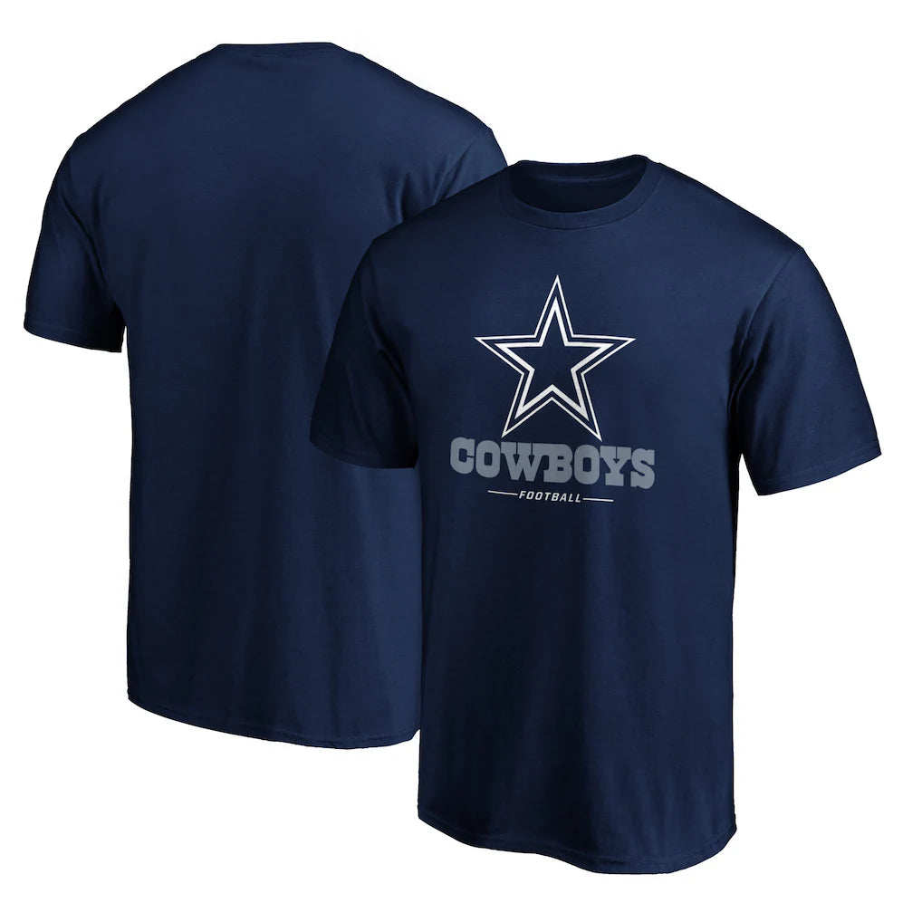 Dallas Cowboys Team Lockup T-Shirt - Navy