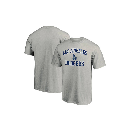 T-SHIRT DODGERS NEXT LEVEL CITY NAME LOGO - GREY