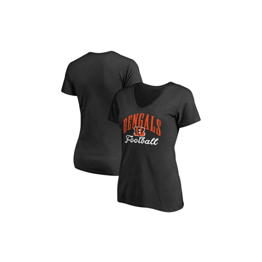 T-SHIRT NFL BENGALS NEXT LEVEL WOMEN CITY LOGO - BLACK