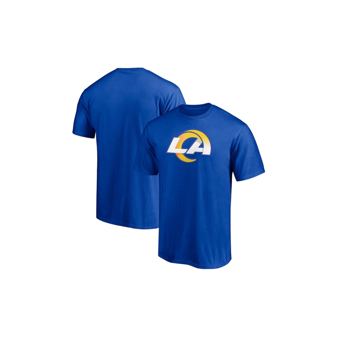 T-SHIRT NFL RAMS NEXT LEVEL BIG LOGO - ROYAL BLUE