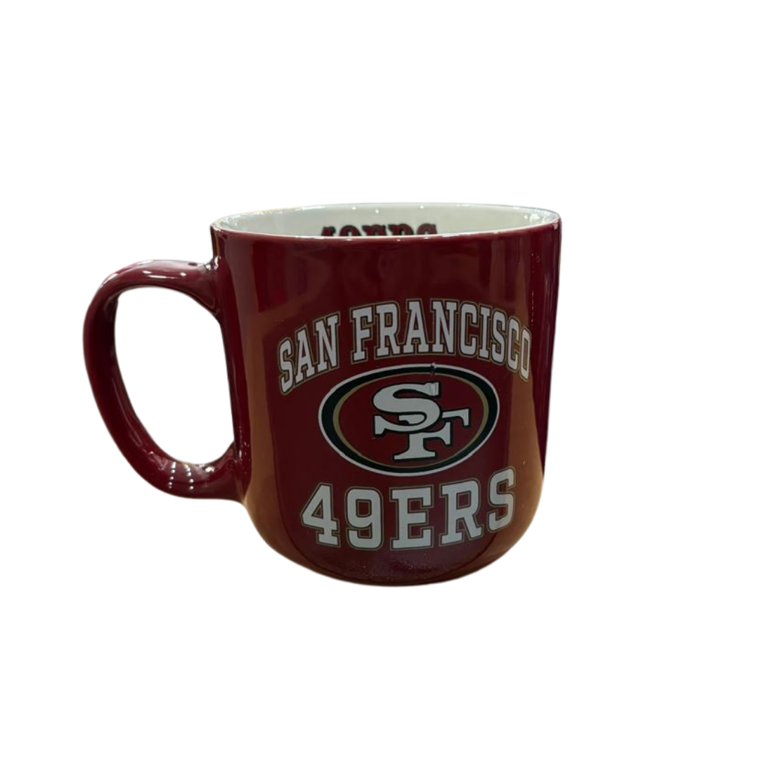 STRIPE MUG NFL 49ERS 15OZ TEAM COLOR