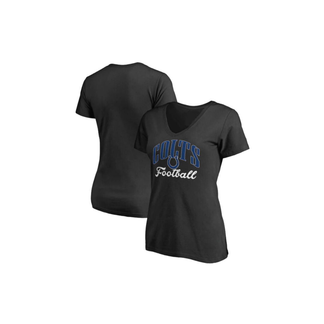 T-SHIRT NFL COLTS NEXT LEVEL WOMEN BIG LOGO - BLACK