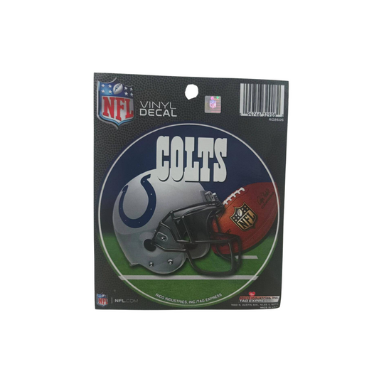 ROUNDED VINYL DECAL CODIGO RVD NFL COLTS TALLA SIN TALLA TEAM COLOR