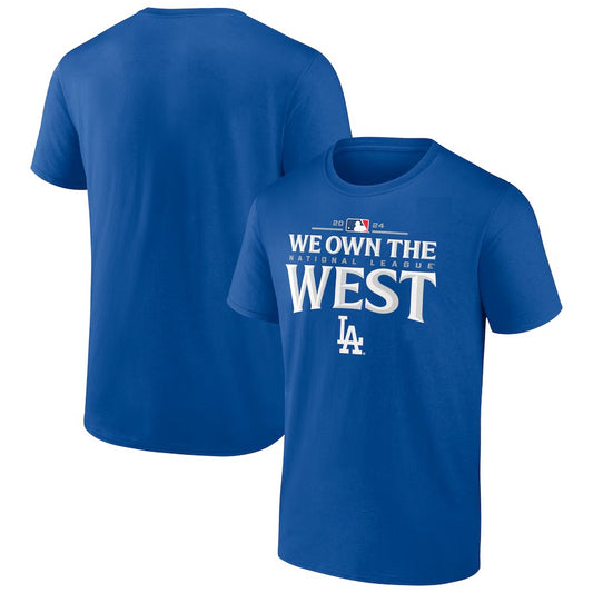 T Shirt Dodgers "WE OWN THE WEST" Royal Blue