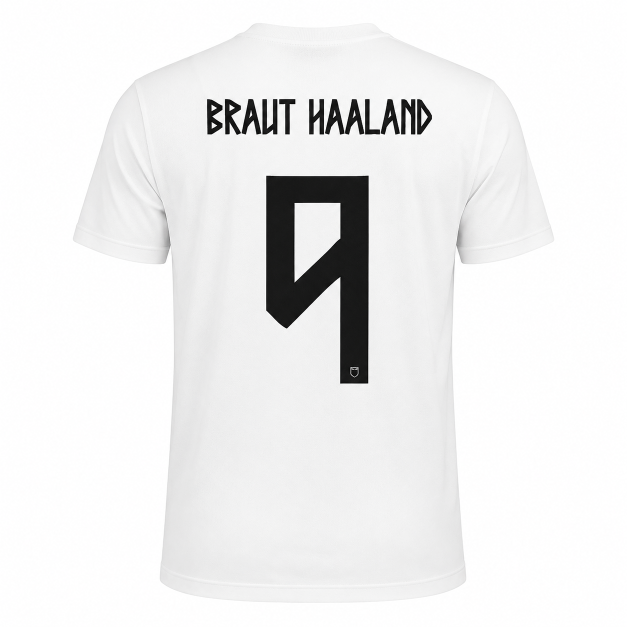 Noruega Haaland # 9 World Cup T-Shirt - White