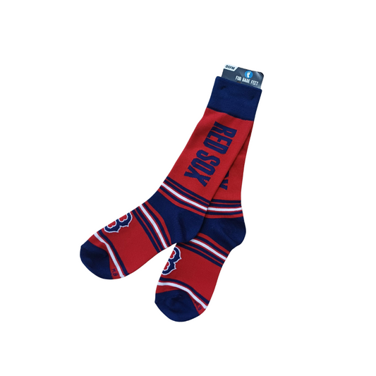 GO TEAM SOCKS ADULT MLB RED SOX TEAM COLOR OSFM