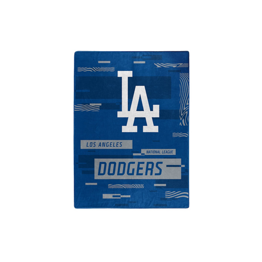 DIGITIZE ROYAL PLUSH BLANKET MLB DODGERS 60pulg X 80pulgTEAM COLOR