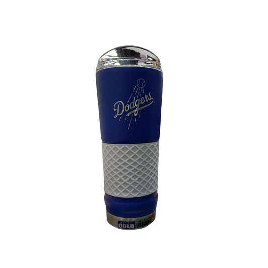 METALLIC TUMBLER "THE DRAFT" STAINLESS STEEL MLB DODGERS 24OZ TEAM COLOR