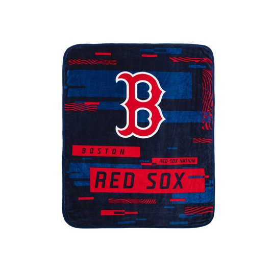 DIGITIZE ROYAL PLUSH BLANKET MLB RED SOX 60pulg X 80pulg TEAM COLOR