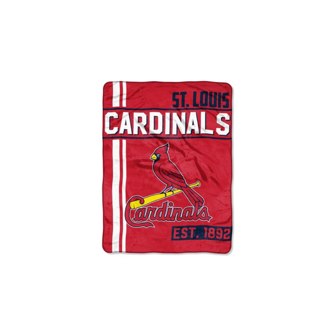 NORTHWEST FLEECE THROW 117X152 WALK OFF DESIGN MLB CARDINALS TEAM COLOR