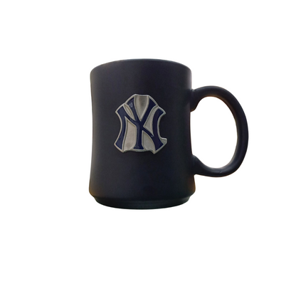 STARTER MUG METAL EMBLEM LOGO MLB YANKEES 19OZ BLACK